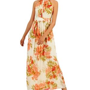 ON SALE!  Inc International Concepts Printed Pleated-Bodice Maxi Dress